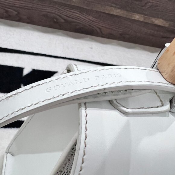 1000% Authentic Goyard Saigon PM Bag - White Grey Colorway - Picture 3 of 16